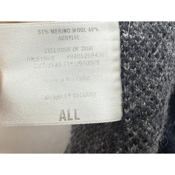 PATAGONIA Beanie Snowflake Winter Hat Black Gray Unisex Wool Blend One Size ALL - Picture 6 of 6